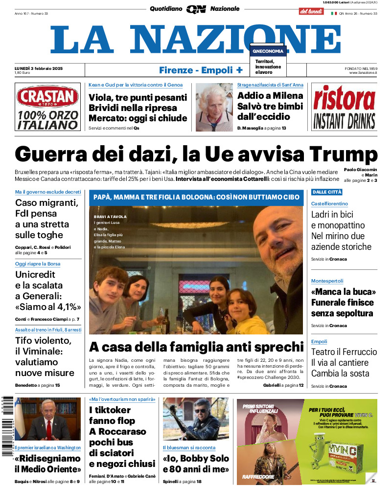 Prima-pagina-la nazione-edizione-di-oggi-20250203